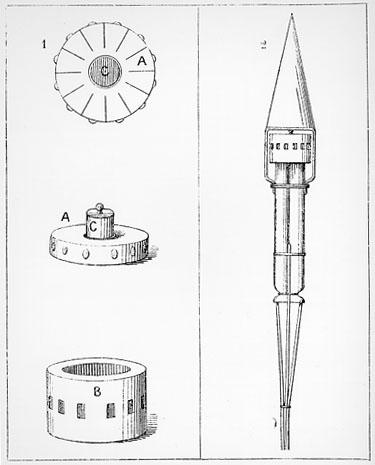 Amedee Denisse rocket camera 1888