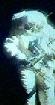 Mir Cosmonaut on EVA