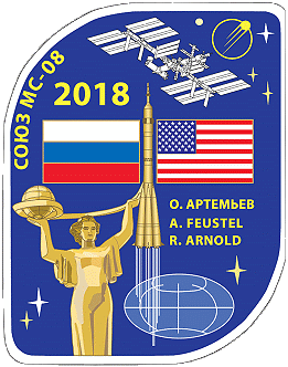 Soyuz MS-08 path